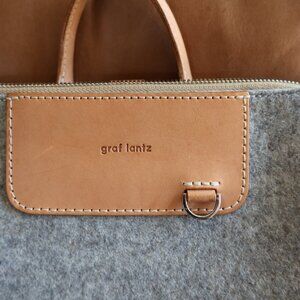 Graf Lantz Midi Bedford Backpack - The Icon - Merino Wool and Vachetta Leather